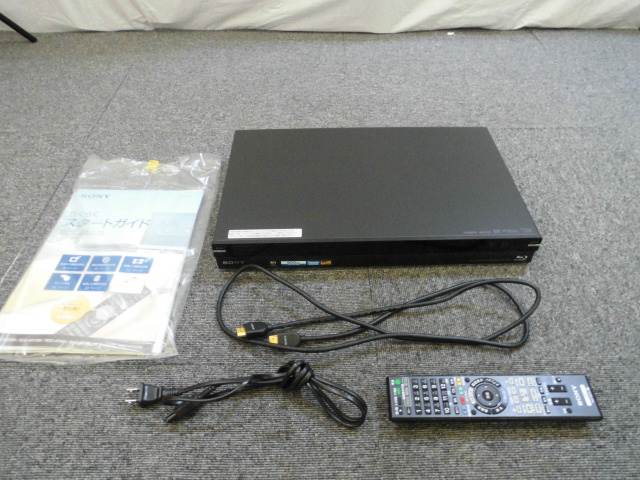 ソニー ブルーレイレコーダー 家電製品買取致しました。岐阜 大垣 買取専門店 高価買取